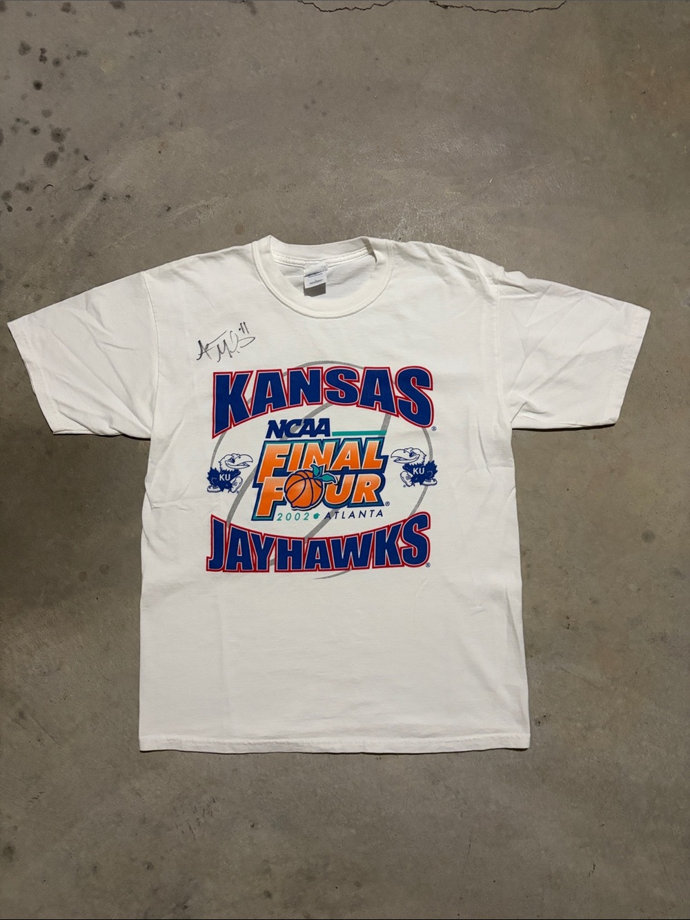 Vintage Kansas Jayhawks Basketball Final Four Short Sleeve Shirt